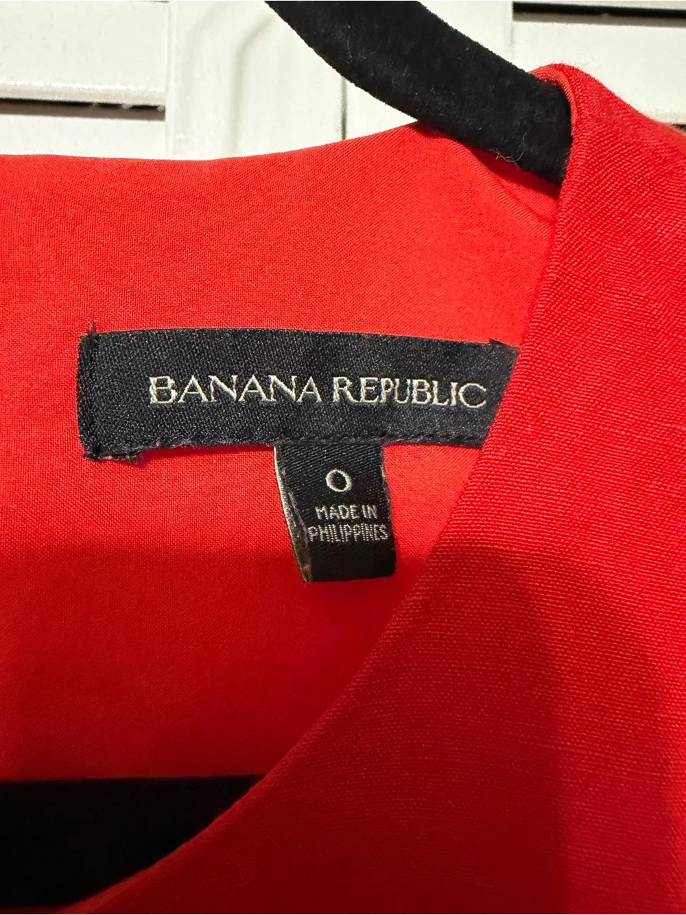 Banana Republic sleek red